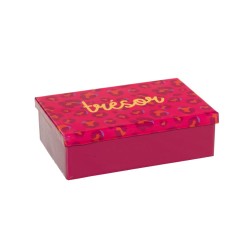 Boîte Trésor léopard en métal