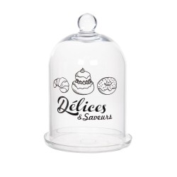 Support cloche verre Délices