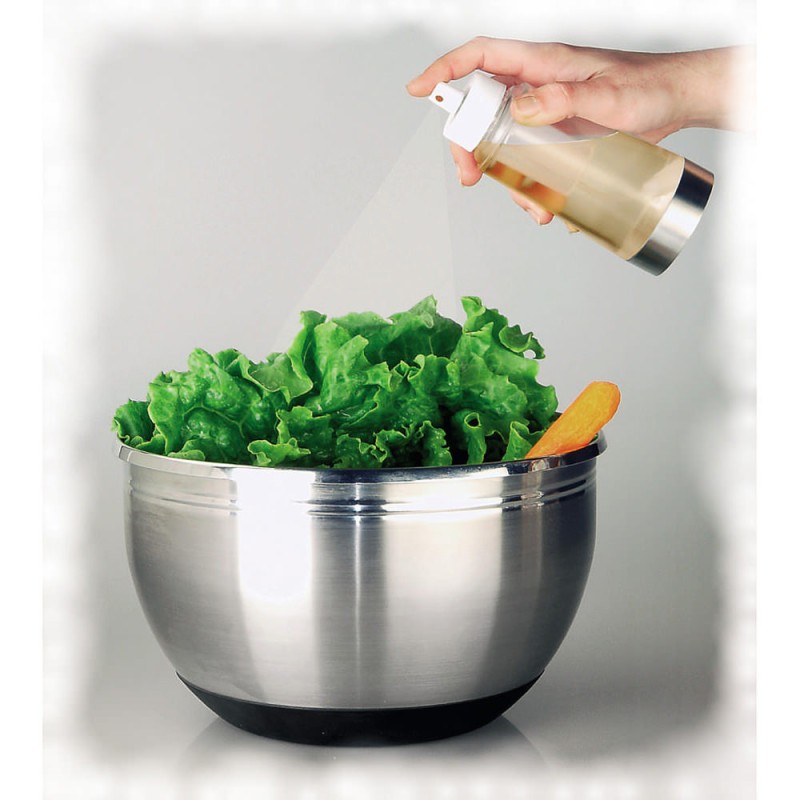 2 Vaporisateurs D'huile Leisure Life - 100ml - Acier Inoxydable - Verre Anti-UV - Sans BPA - Pour Huile D'olive, Cuisine Saine