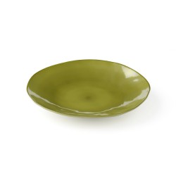Assiette plate Riviera vert...