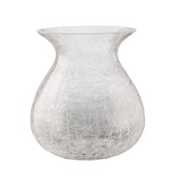 Vase oignon craquelé 18 cm