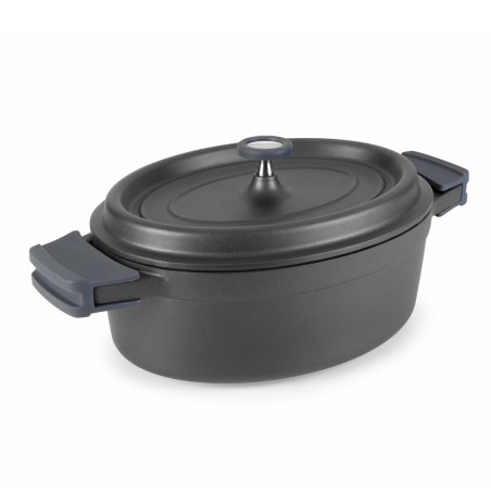 Faitout évasé 52 cm 32 litres chaudron avec poignées en aluminium avec Faitout évasé 52 cm 32 litres chaudron avec poignées en aluminium avec