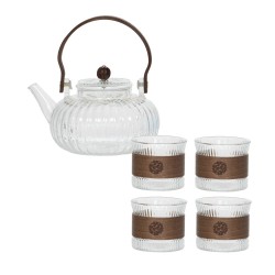 Coffret théière 90 cl avec...