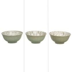 Bol vert Safi 15 cm (lot de 3)