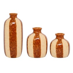Set de 3 vases Terrano Marron