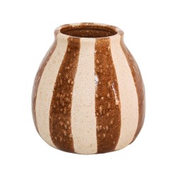 Vase Terrano Marron 14x13.5 cm