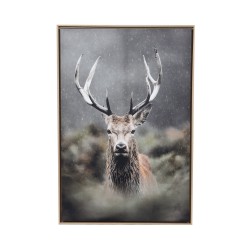 Toile cerf dans les...