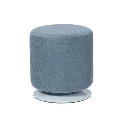 Pouf Twisty D 39 cm bleu en...