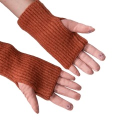 Gants tricot et suedine...