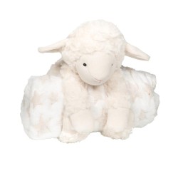 Doudou Mouton crème et son...