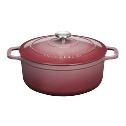 Cocotte ronde rose 20 cm