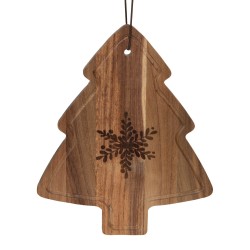 Planche forme sapin en bois