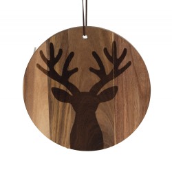 Planche bois cerf D 26 cm
