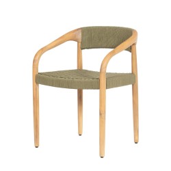 Fauteuil de table en acacia...