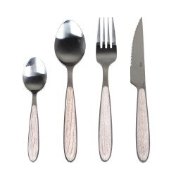 Ménagère 24 pièces bois