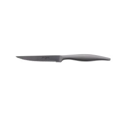 COUTEAU A STEAK - 12,5 CM - TOUT INOX - GAMME ESPACE - JEAN DUBOST