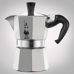 Bialetti - Cafetière italienne moka express i love coffee 6 tasses inox :  : Cuisine et Maison