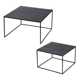 Set de 2 tables noires...