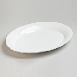 Plat ovale etna blanc 40 x...
