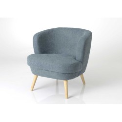 Fauteuil bleu Dagmard